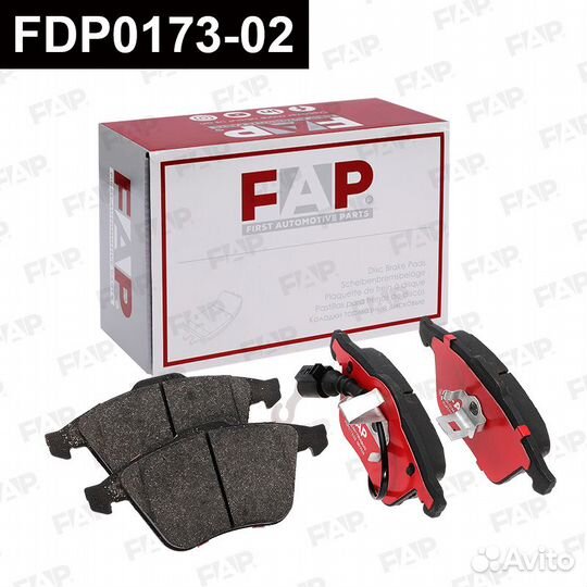 Колодки тормозные FDP0173-02 FAP Россия