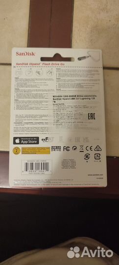Флеш-накопитель USB 3.0 128GB SanDisk iXpand Go