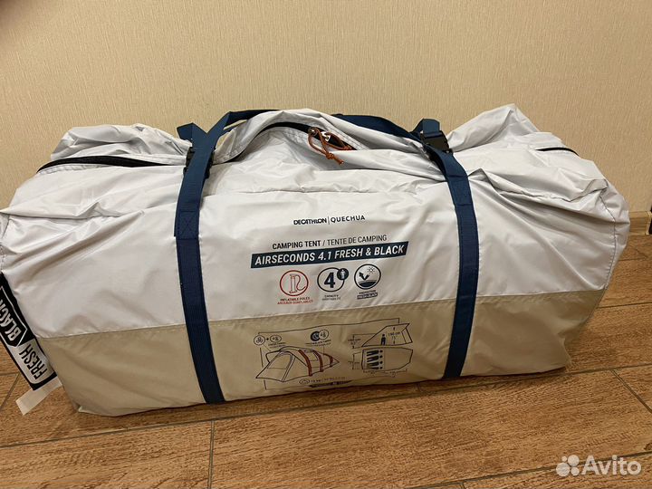 Палатка decathlon quechua air seconds 4.1 fresh