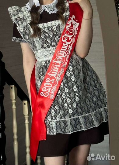 Школьная форма с фартуком