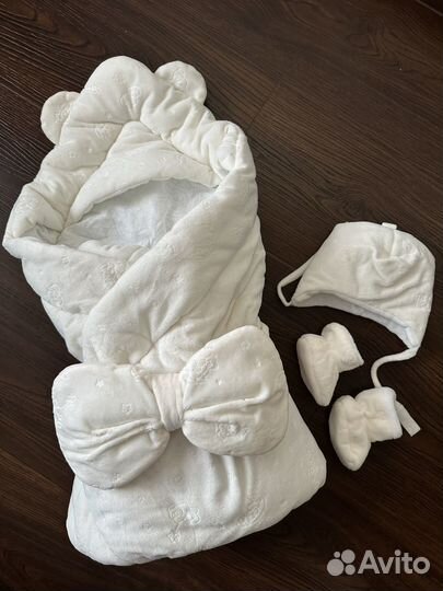 Конверт одеяло на выписку зима