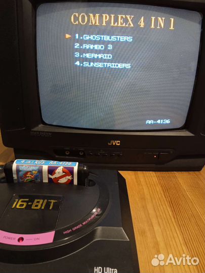 Картридж Sega 4 in 1