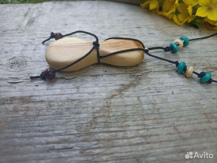 Подвеска на шею/подвеска в машину из кедра