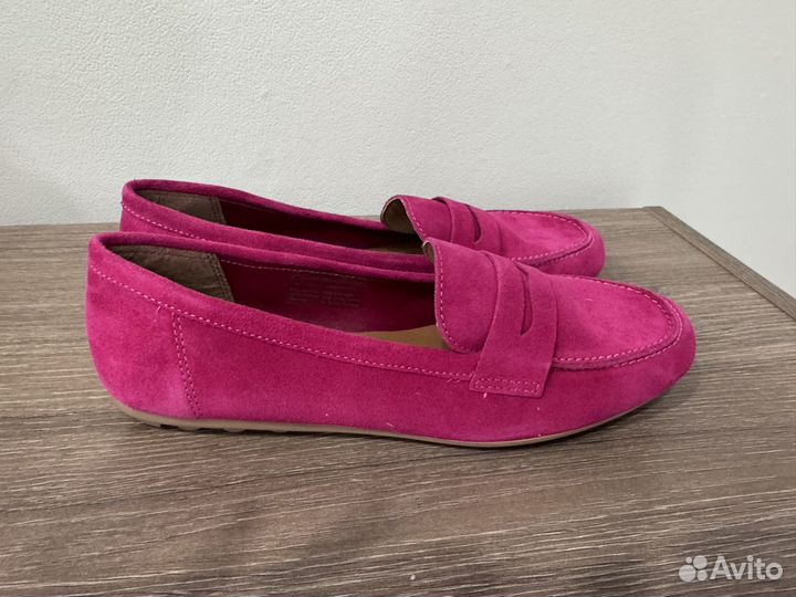 Мокасины tamaris 41 замша натуральная