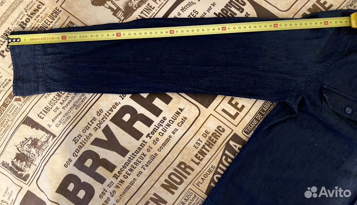 Джинсовая рубашка мужская levis