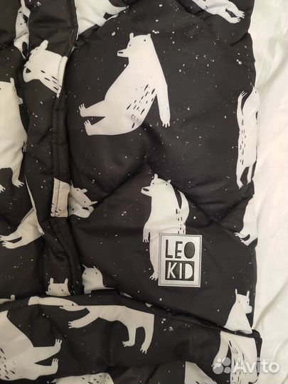 Зимний конверт в коляску leokid