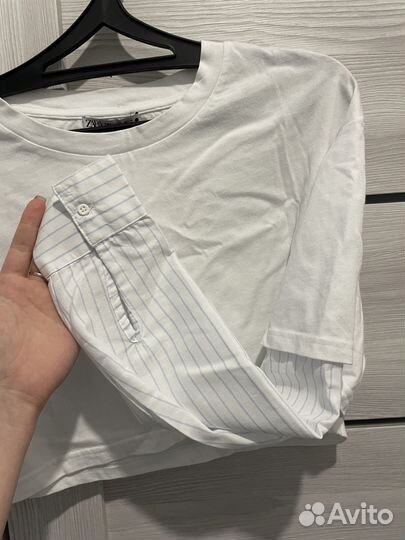 Топ с рукавами Zara