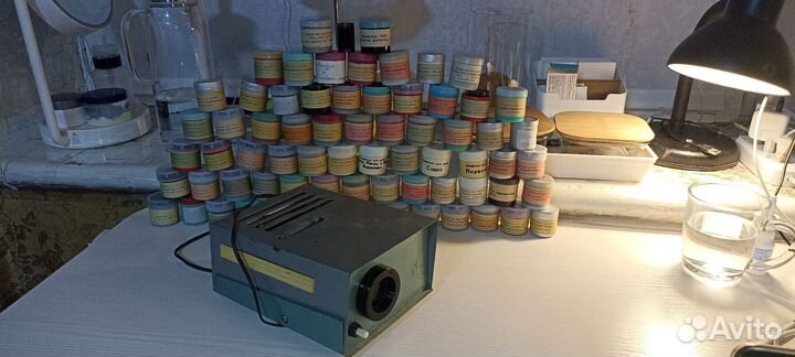 Проектор СССР + 72 диафильма комплектом