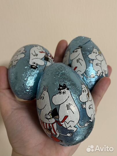 Большое шоколадное яйцо с Муми-троллями/Muumi