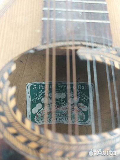 Мандолина 1900-е Италия Catania anno 1908-09