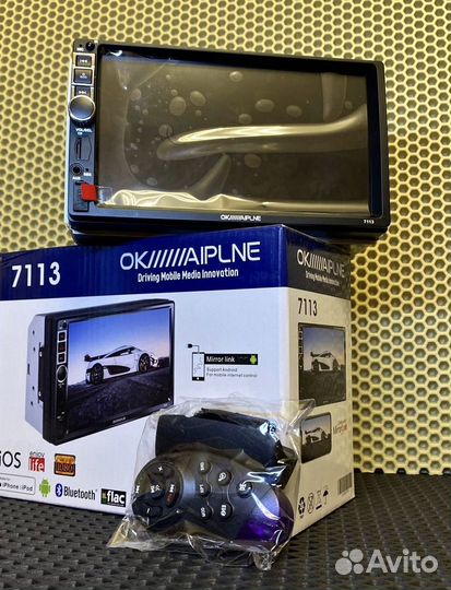 Магнитола alpine 2 din с bluetooth