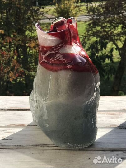 Ваза цветное стекло набором