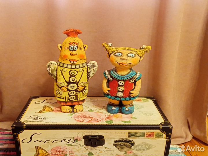 Фигурка из шамотной глины