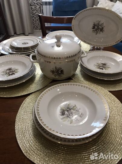 Наборы столовой посуды ГДР, Чехословакия