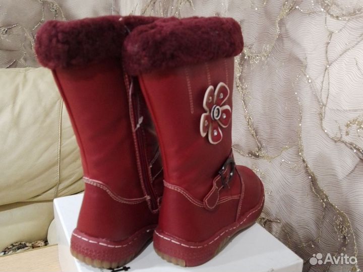 Сапожки для девочки зима, 28,26 новые