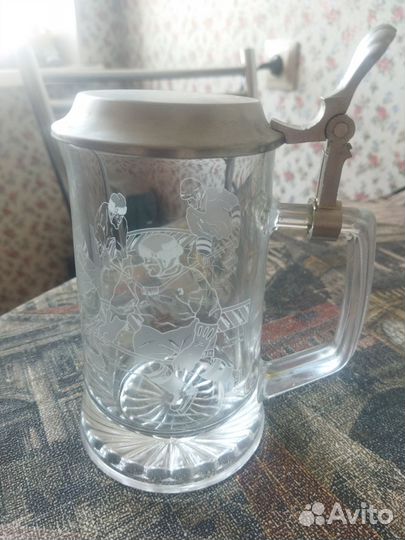 Кружка пивная хоккей