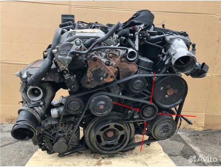 Натяжитель ремня с роликом Mercedes-Benz Sprinter