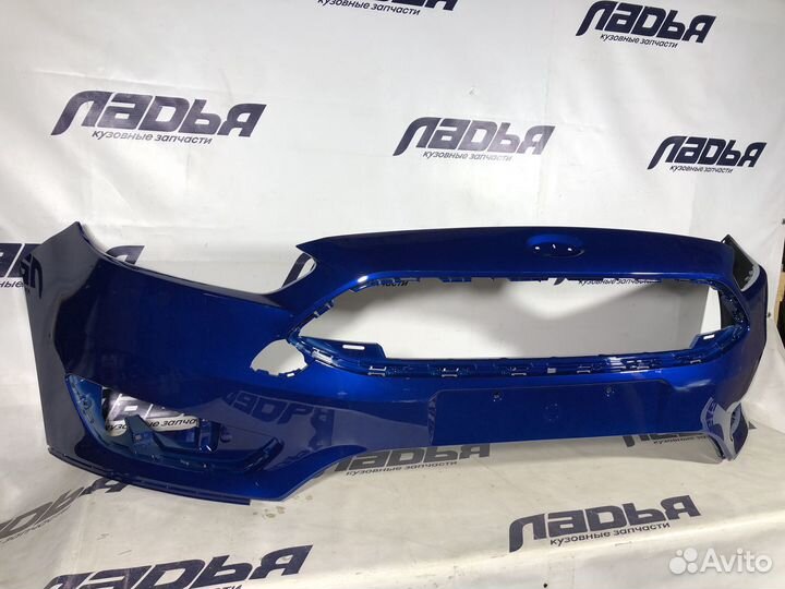 Бампер Ford Focus 3(15) передний Синий deep impact blue dcwe