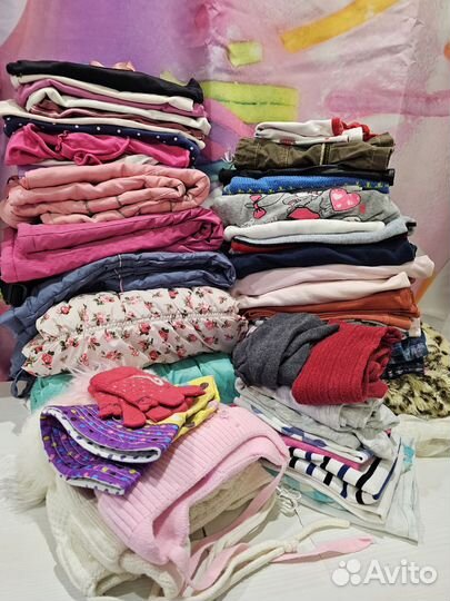 Огромный пакет вещей на девочку 86-92-98