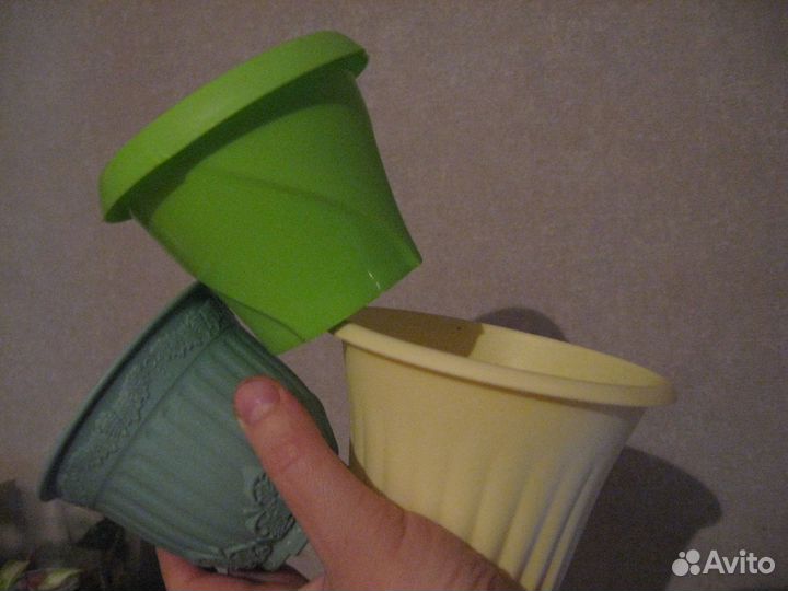 Горшки для комнатных растений. Обменяю на черенки