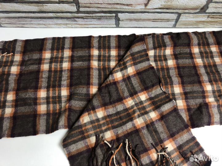 Шотландский Шарф Кашемир Шерсть