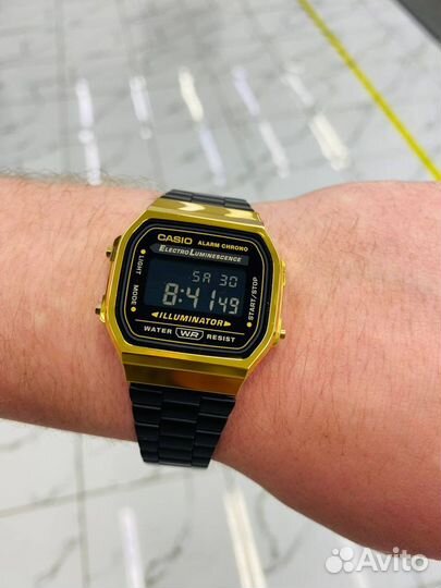 Часы наручные Casio A-168wegb-1B