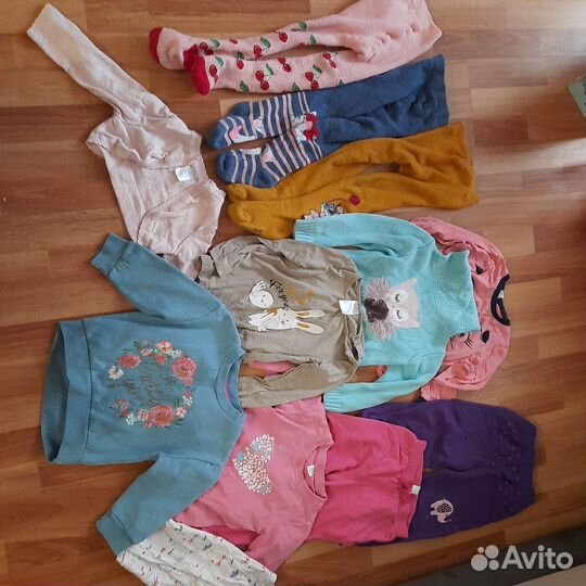 Вещи пакетом на девочку 92 98