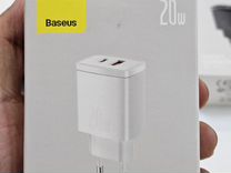 Зарядное Baseus 20W Compact Quick Charger C+U