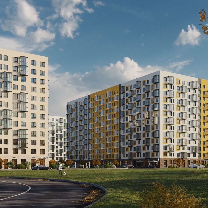 1-к. квартира, 36,4 м², 12/13 эт.