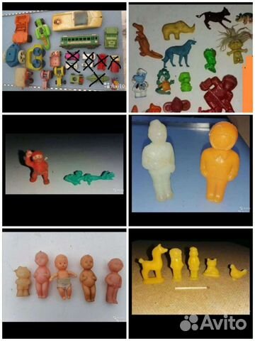 Пластиковые игрушка СССР