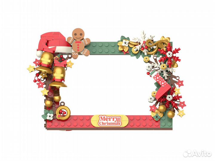 Конструктор Новогодняя рамка для фото JK5107