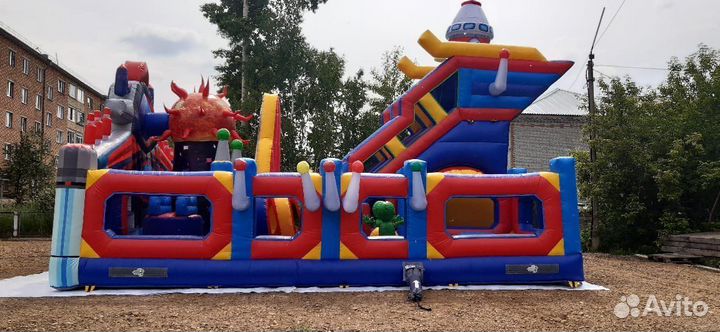 Батут для бизнеса детский Галактика