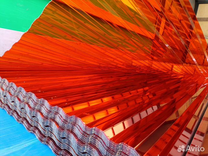 Профилированый кровельный и сотовый поликарбонат