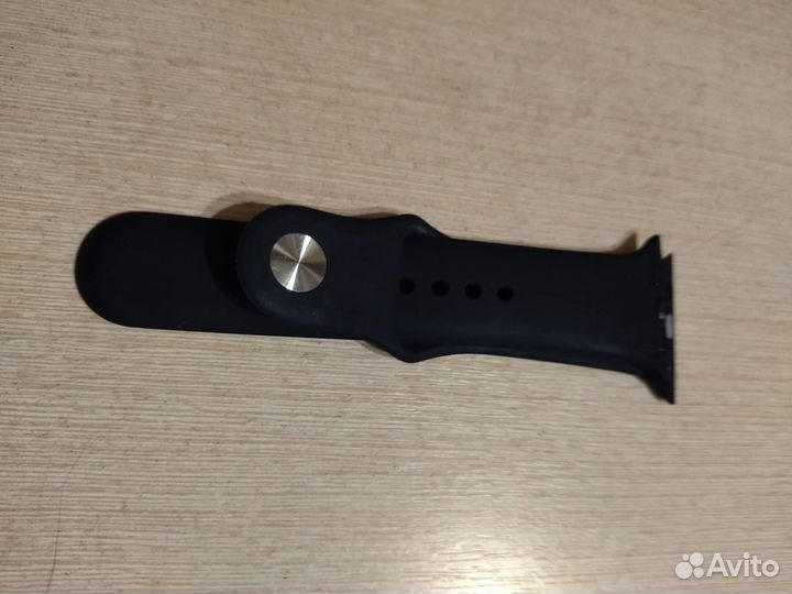 Ремешок для Apple Watch силикон черный 42/44
