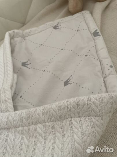 Плед конверт на выписку для новорожденного