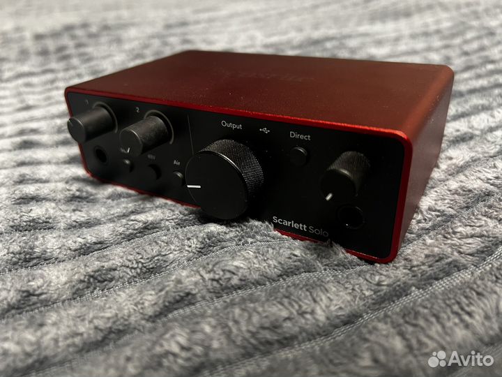Focusrite scarlett solo 4rd gen