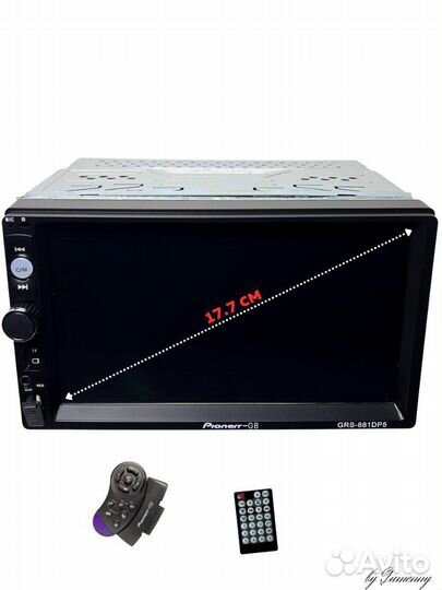 Авто магнитола 7 дюймов один дин bluetooth