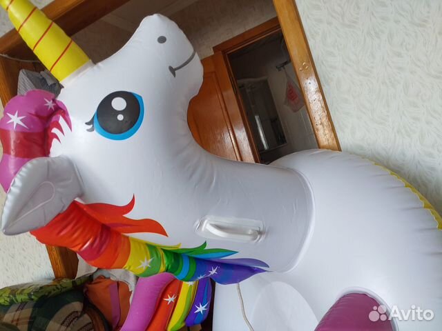Единорог надувной для плавания большой