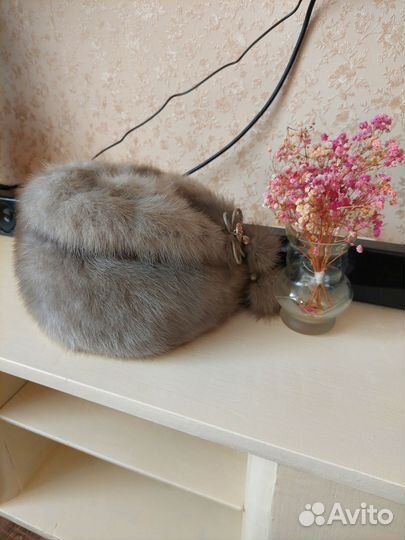 Шапка норковая женская