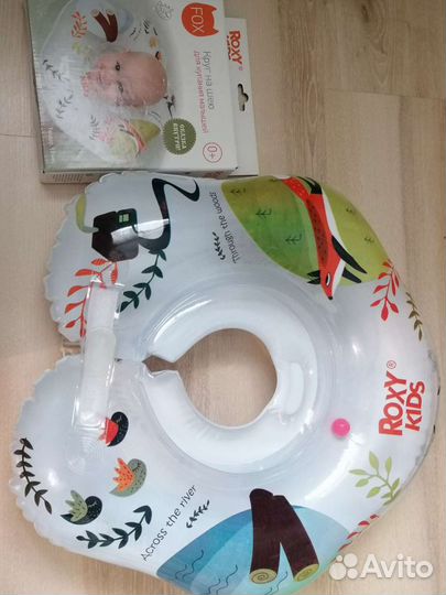 Круг надувной на шею для купания малышей