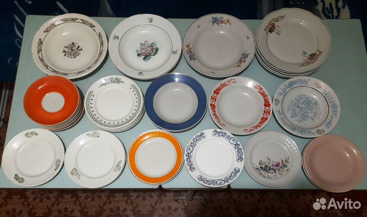 Тарелки разные, салатники и другое