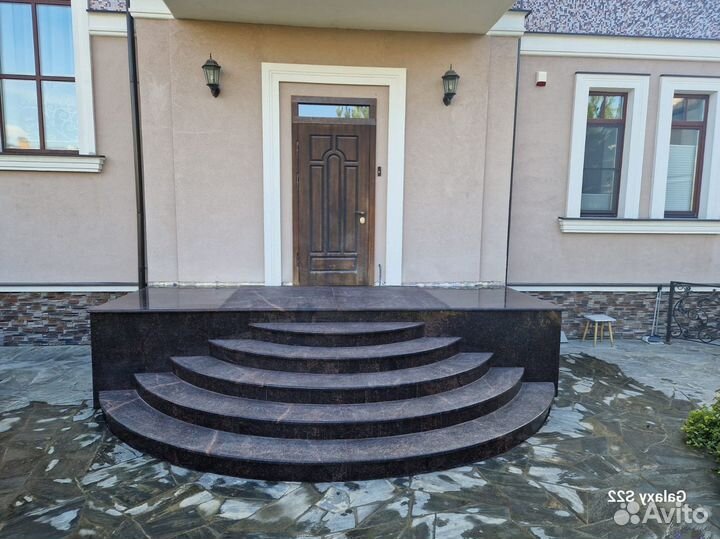 Ступени натуральный и искусственный камень