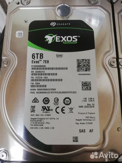 Жесткий диск SAS Seagate 6 тб ST6000NM0095