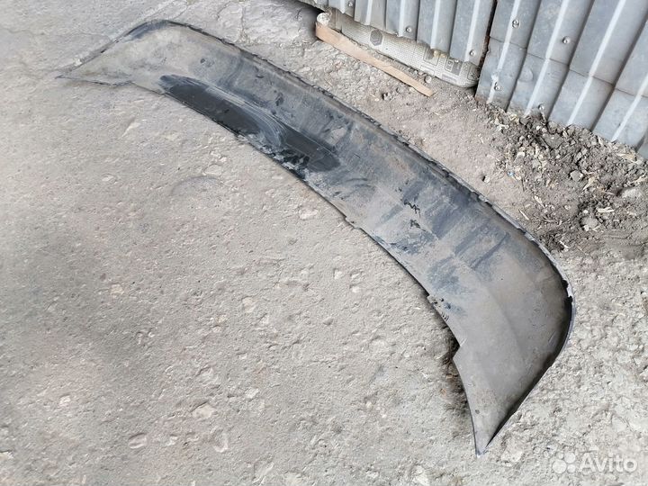 Юбка заднего бампера Skoda rapid 1