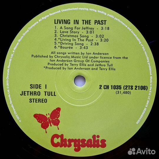 Виниловая пластинка PLG Jethro Tull Living In The