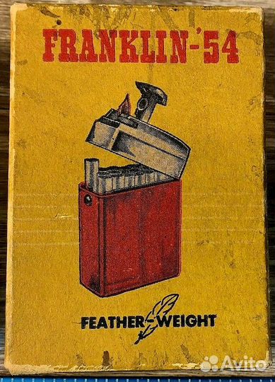 Franklin 54 Бензиновая зажигалка портсигар USA1943