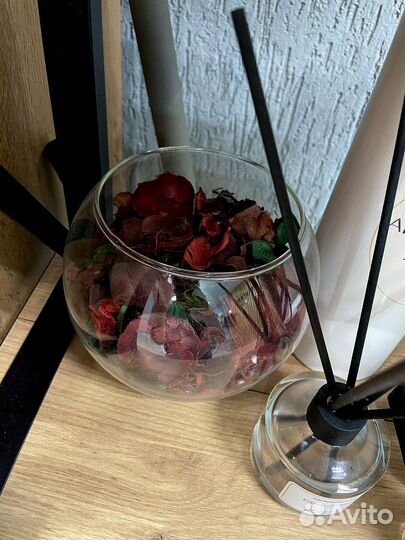 Ваза с сухоцветами