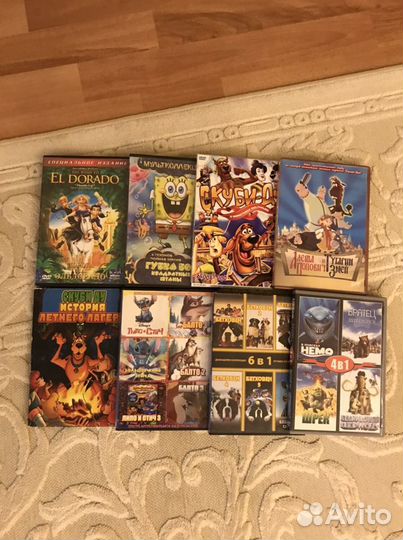 Диски с мультфильмами