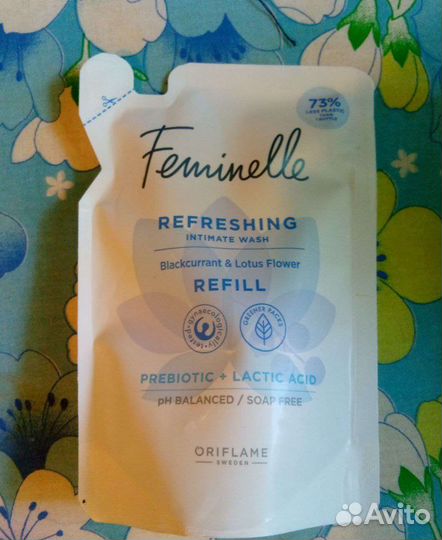 Освежающий гель для интимной гигиены Feminelle