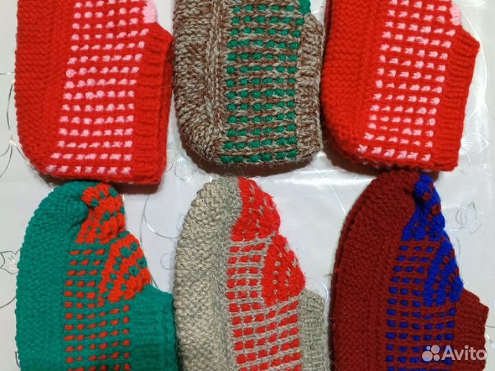 Носки, тапочки полушерсть акрил и шерсть